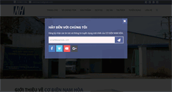 Desktop Screenshot of codiennamhoa.com